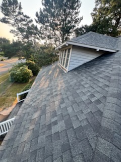 Before and after Roof Cleaning